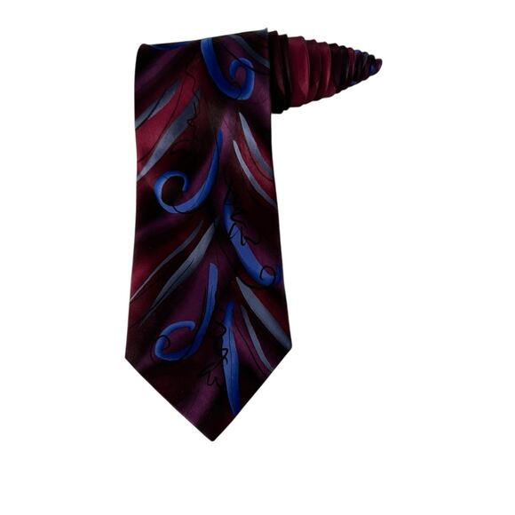 J Garcia Banyan Trees Collection Fourteen Vintage 1996 Necktie 100% Silk - Picture 1 of 7